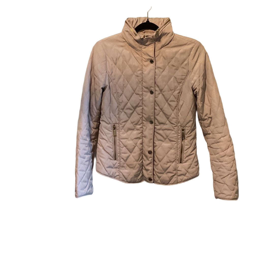 Michael Kors Women's Quilted Puffer Jacket in Cream